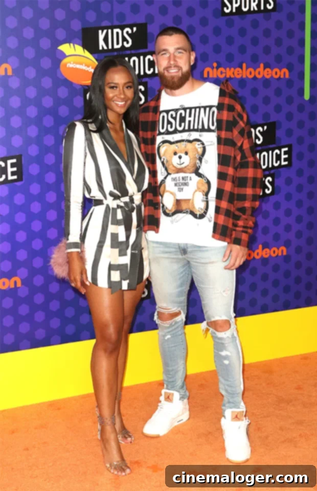 Kayla Nicole Revealed: Inside the World of Travis Kelce's Ex 2 Travis Kelce and Kayla Nicole at the 2018 Kids’ Choice Sports Awards.