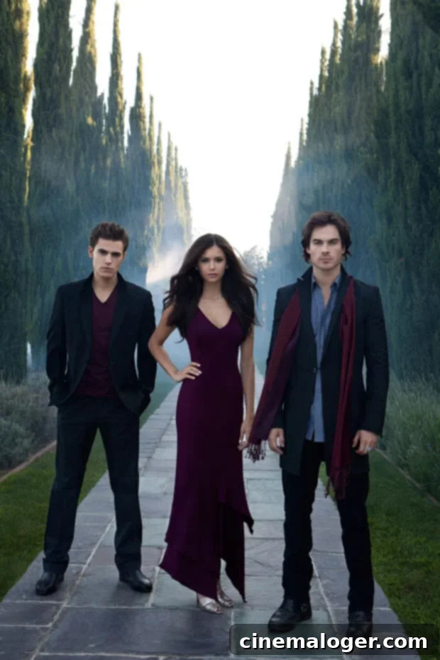Ian Somerhalder Responds to The Vampire Diaries Revival Buzz 3 Stefan Salvatore, Elena Gilbert, Damon Salvatore