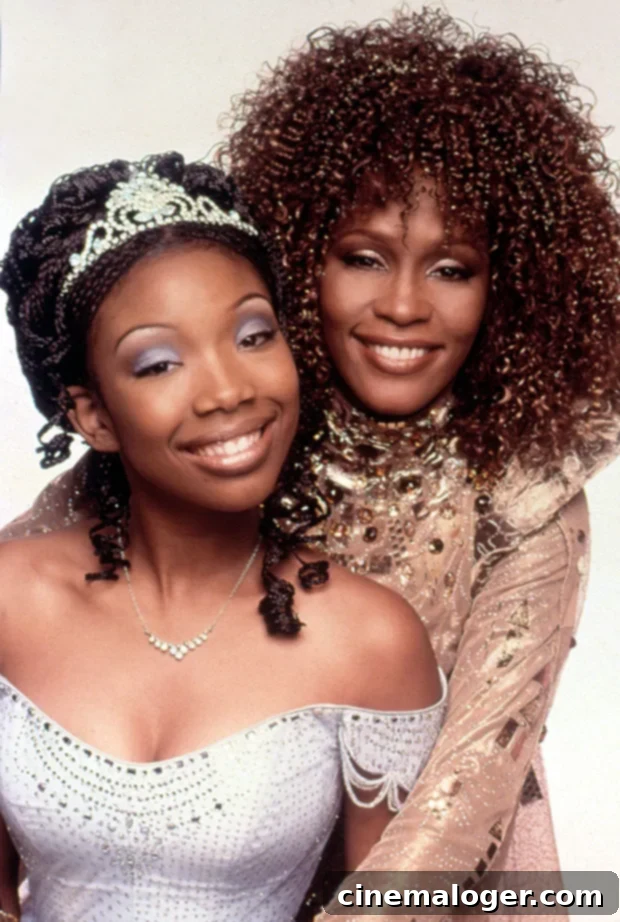Brandy Recalls Whoopi and Whitney Houston's Cinderella Advice For Disney+ Release 2 Brandy and Whitney Houston in 1997’s Cinderella