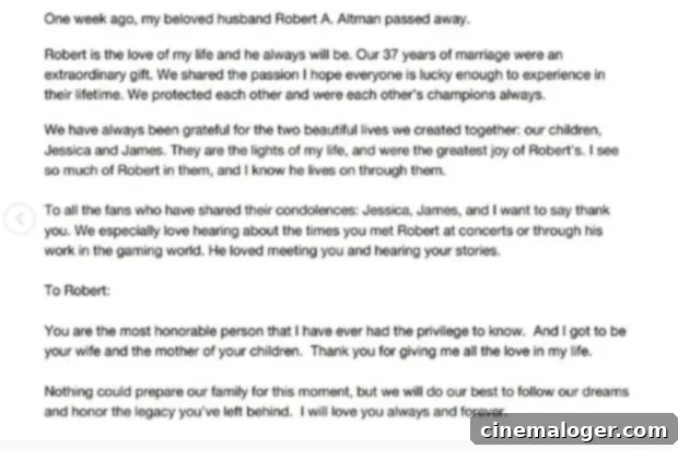 Lynda Carter, Wonder Woman Star, Says Marriage To Late Robert A. Altman Was A Gift 2 Lynda Carter and Robert A. Altman share a loving moment during a picnic by the river.