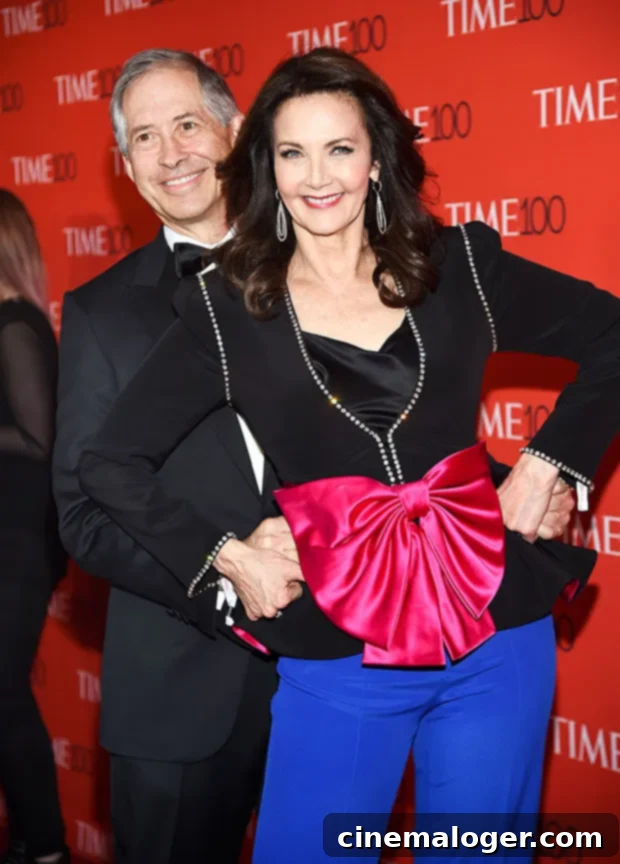 Lynda Carter, Wonder Woman Star, Says Marriage To Late Robert A. Altman Was A Gift 4 Lynda Carter looking contemplative, shortly after her husband's passing.
