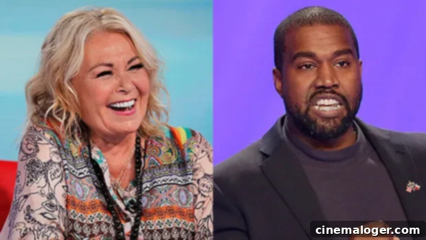 Roseanne Barr's Flirty Swimsuit Gambit for Kanye West 2 Roseanne Barr, Kanye West