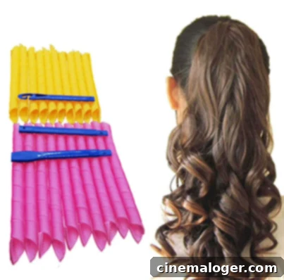 Unlock Gorgeous Heat-Free Curls for Under $20 2 Orgrimmar No Heat Hair Curlers