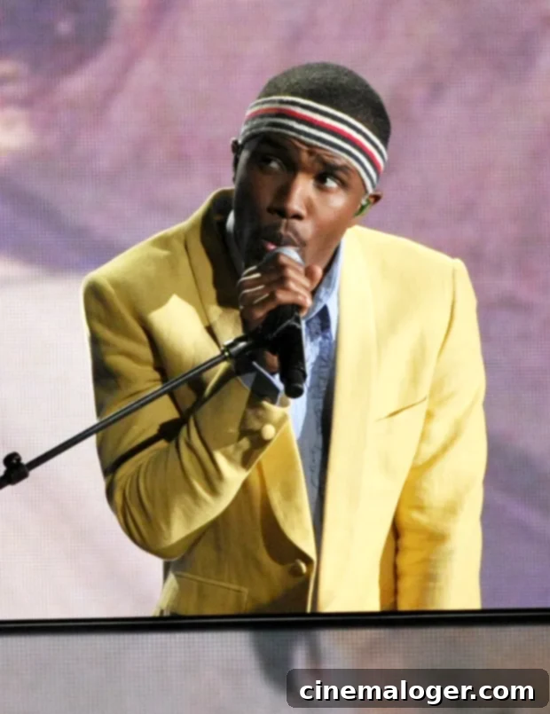 Grammy Grudges: The Weeknd, Kanye West, and Other Stars Who've Boycotted 4 Frank Ocean performing at the 55th Grammy Awards in 2013.