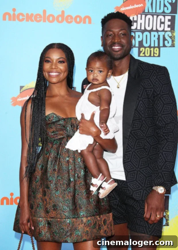 Gabrielle Union and Dwyane Wade's Daughter Kaavia, 2, Makes an Adorable Splash in the Pool 2 Gabrielle Union, Dwyane Wade