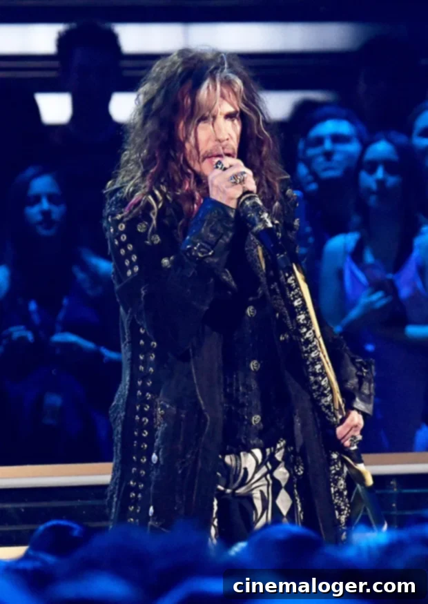 Happy 73rd Birthday, Steven Tyler: From Young Star to Rock Legend in Photos 3 Steven Tyler, age 71, at the 62nd Annual Grammy Awards in 2020