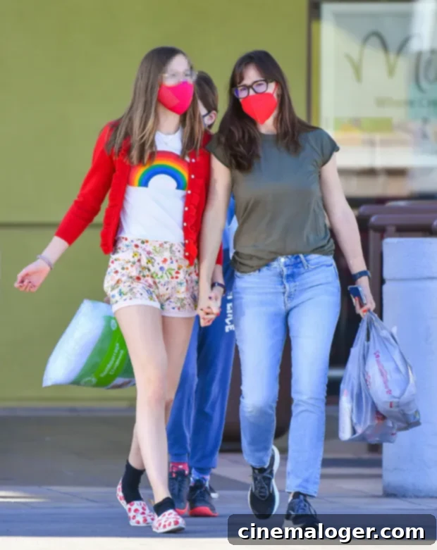 Jennifer Garner discussing family and parenting in an interview