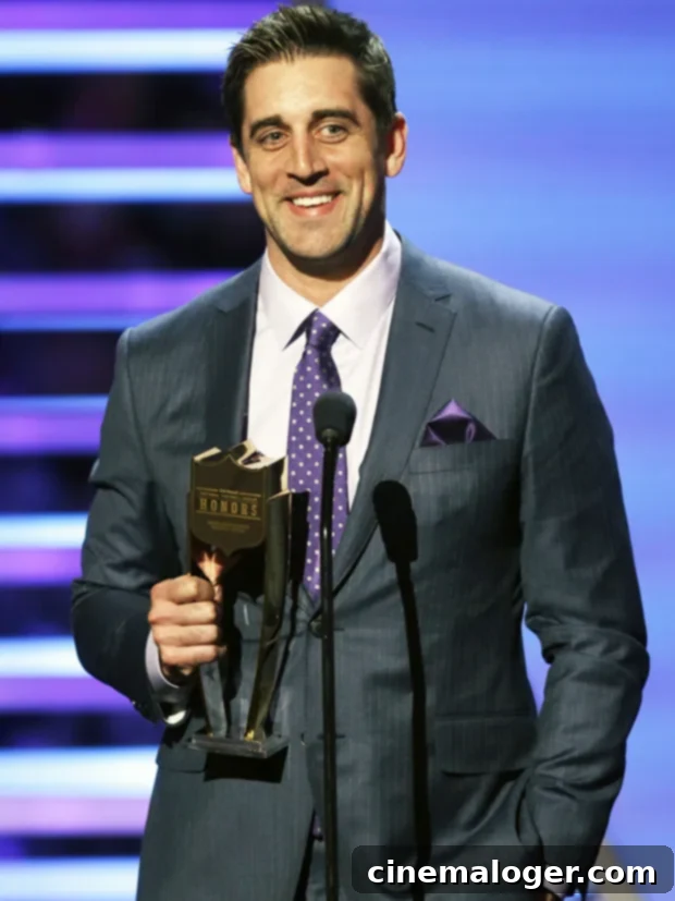 Rodgers Impresses as Jeopardy Host Twitter Wants Him Permanent 2 Aaron Rodgers, in a rare moment when he’s clean shaven