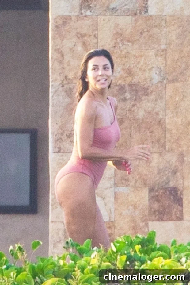 Eva Longoria, 46, Wows In White One-Piece Swimsuit On Holiday 2 Eva Longoria