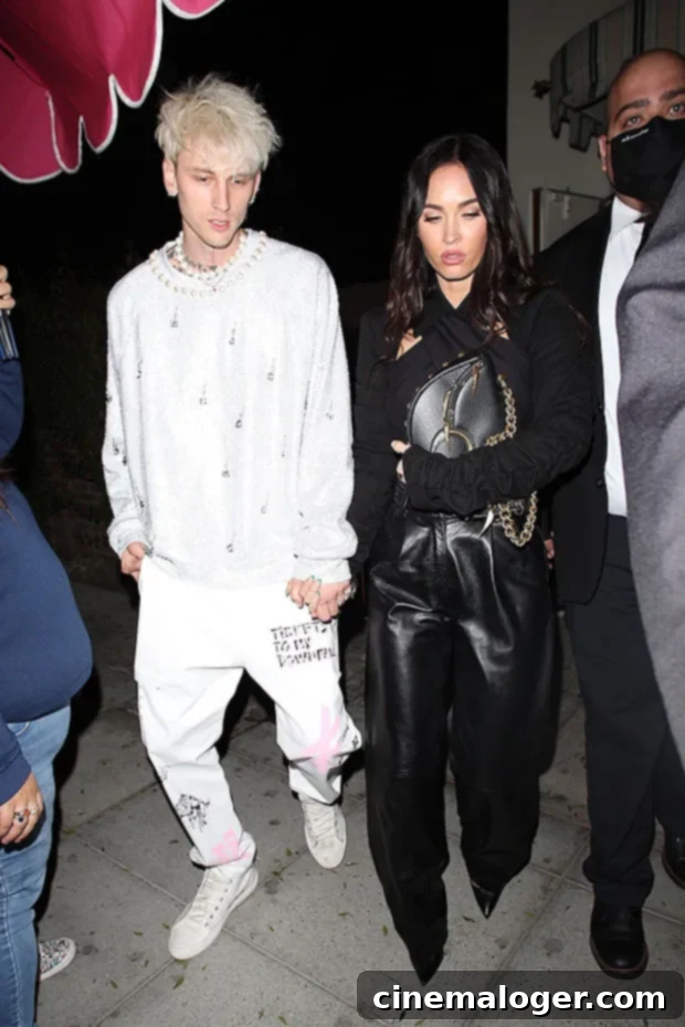 Megan Fox and Machine Gun Kelly's Contrasting Black and White Styles for Pre-Birthday Date 2 Machine Gun Kelly and Megan Fox