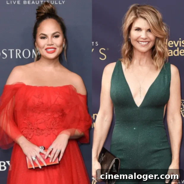 Chrissy Teigen and Lori Loughlin