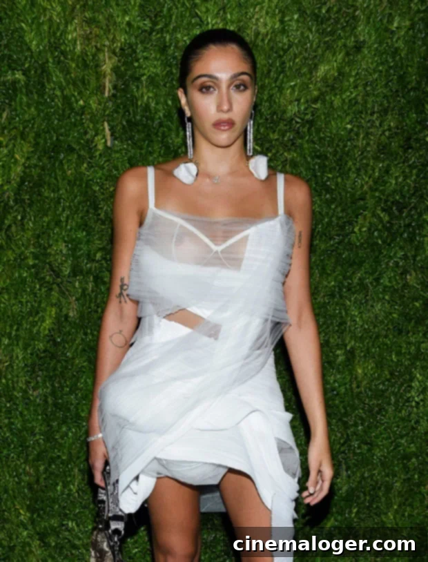 Lourdes Leon's Confident Crop Top Mirror Selfie 2 Lourdes Leon