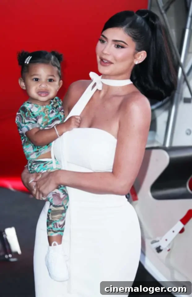 Kylie Jenner and Stormi Make a Splash with Matching Mother's Day Swimsuits 2 Kylie Jenner and Stormi Webster at a film premiere