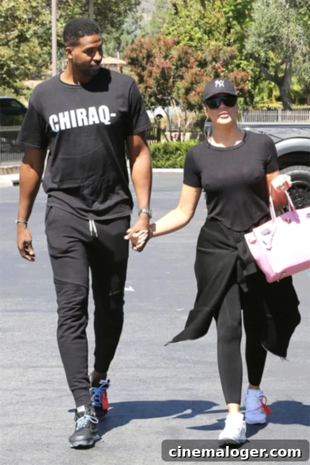 Khloe Kardashian and Tristan Thompson