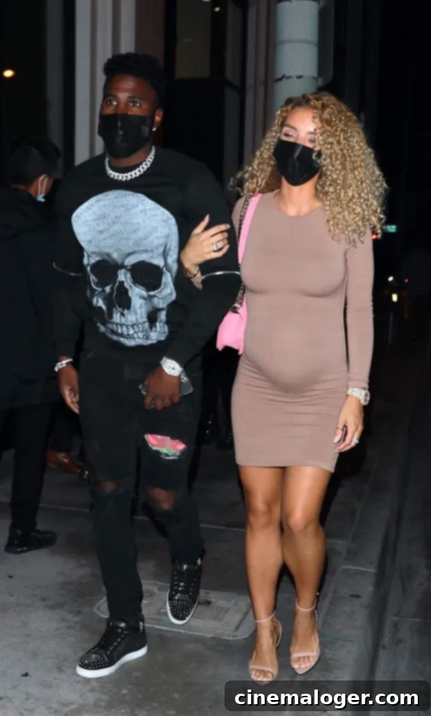 Jason Derulos Partner Jena Frumes Dotes On Son Jason King In Vibrant Orange 3 Jason Derulo shares a tender skin-to-skin moment with his newborn son, Jason King, immediately after birth in the hospital.