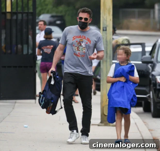 Jennifer Lopez's Post-Affleck Glow As Ben Takes Son Samuel To Swim Lessons 2 Ben Affleck & Samuel