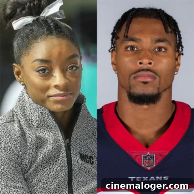 Simone Biles Gets Butterflies From Sweet Kiss With Jonathan Owens 2 Simone Biles, Jonathan Owens