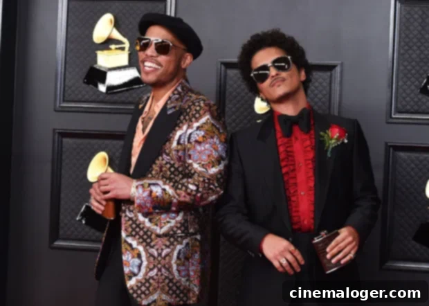 The Silk Sonic Experience: Unpacking Bruno Mars and Anderson .Paak's Highly Anticipated Record 3 Silk Sonic at the 63rd Annual Grammy Awards