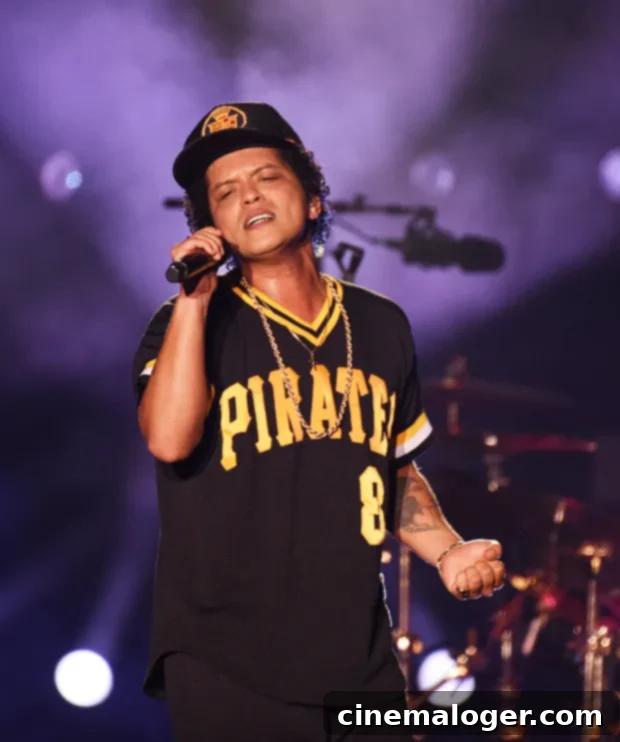 The Silk Sonic Experience: Unpacking Bruno Mars and Anderson .Paak's Highly Anticipated Record 5 Bruno Mars at the Napa Valley Music Festival