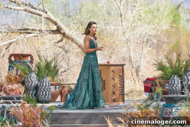 Katie Thurston Stuns in Plunging Green Dress at Bachelorette Finale 3 Katie Thurston