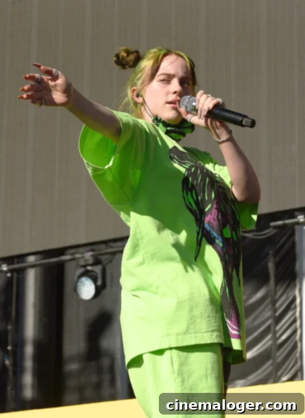 Billie Eilish at the 2019 iHeartRadio Music Festival