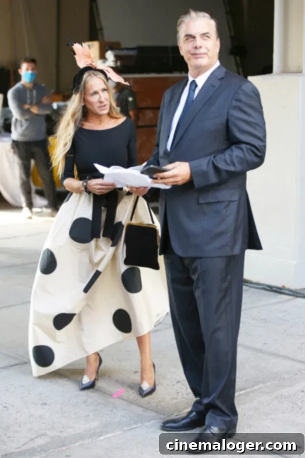 Sarah Jessica Parker Explains Her Met Gala No-Show 3 sarah Jessica Parker and Chris Noth