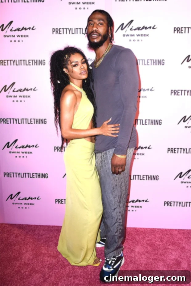 No Love Lost? Teyana's Explosive Door Slam Rocks Iman 2 Teyana Taylor and Iman Shumpert radiating style at the PrettyLittleThings event in July 2021