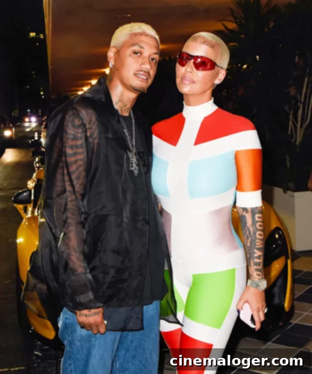 Amber Rose's Ex AE Confesses Cheating Citing Love Yet Liking Multiple Women 3 Amber Rose and Alexander "AE" Edwards
