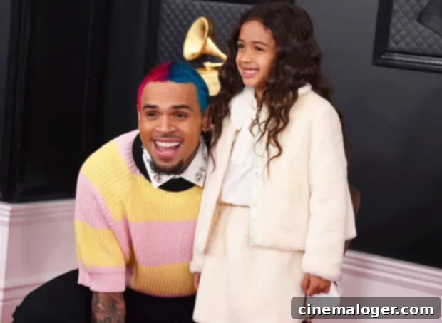 Royalty Brown, 7, Shines Bright In Her School Uniform On 2nd Grade's First Day 2 Royalty Brown and Chris Brown share a heartwarming moment at the Grammy Awards, showcasing their special bond.