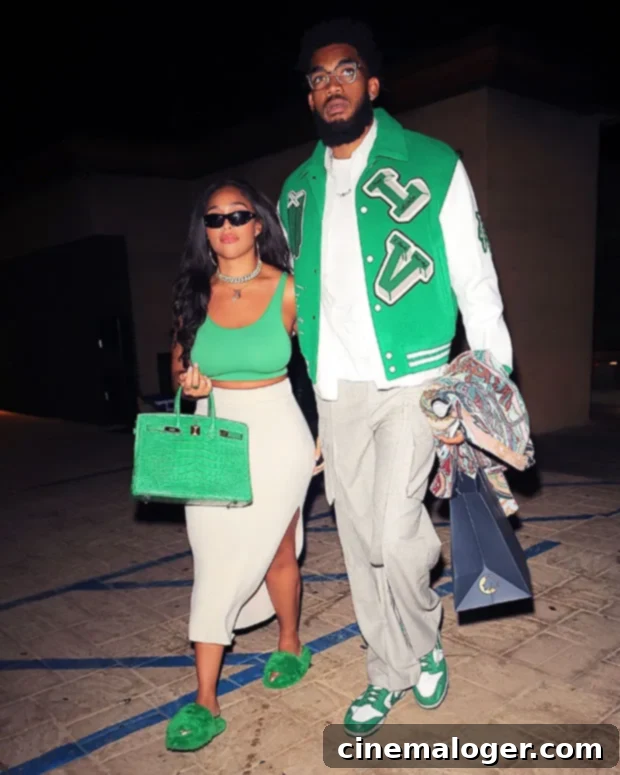 Jordyn Woods and Karl-Anthony Towns Twin in Style for Malibu Nobu Date 2 Jordyn Woods & Karl-Anthony Towns