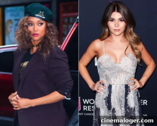 Tyra Banks Hails Olivia Jade's DWTS Casting As Brave 2 Tyra Banks discussing Olivia Jade's bravery for joining Dancing With The Stars, highlighting her journey of sharing her story