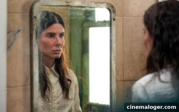 First Look Sandra Bullock Reveals Chilling Makeup Free Look In The Unforgivable 2 Sandra Bullock in 'The Unforgivable' (Courtesy of Netflix)