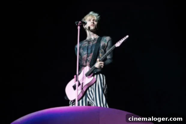 Machine Gun Kelly Brawls With Fan At Louisville Concert 2 Machine Gun Kelly performing at Louder Than Life festival