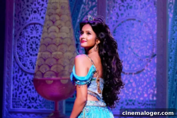Shoba Narayan as Jasmine in ‘Aladdin’ on Broadway.