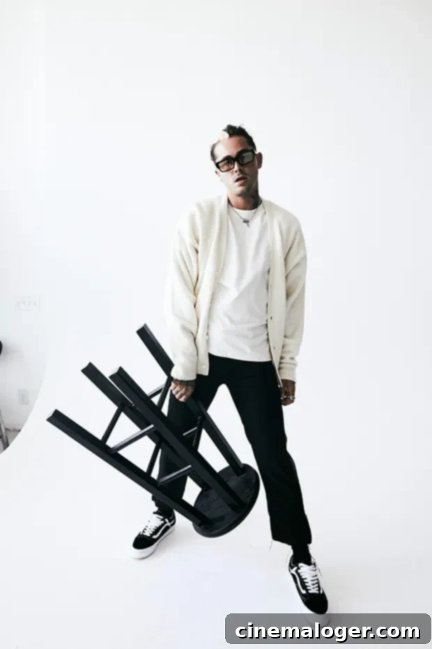 SK8 posing for a photoshoot, looking ahead to his future plans