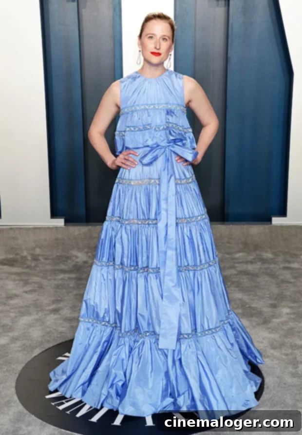 Meet Meryl Streep's Four Remarkable Children 3 Mamie Gummer on the red carpet at the Vanity Fair Oscars party.