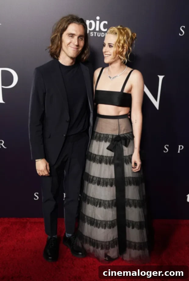 Kristen Stewart Dazzles in Revealing Ensemble on Spencer Red Carpet 3 kristen stewart