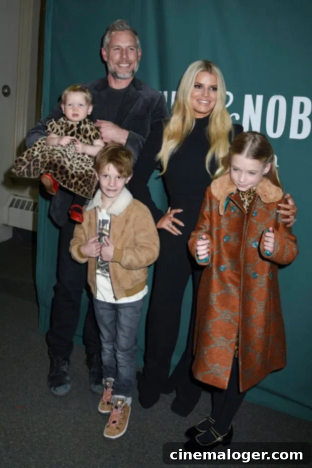 Eric Johnson: Jessica Simpson's Other Half, Their Marriage, and Family Life 4 Eric Johnson & Jessica Simpson with their kids
