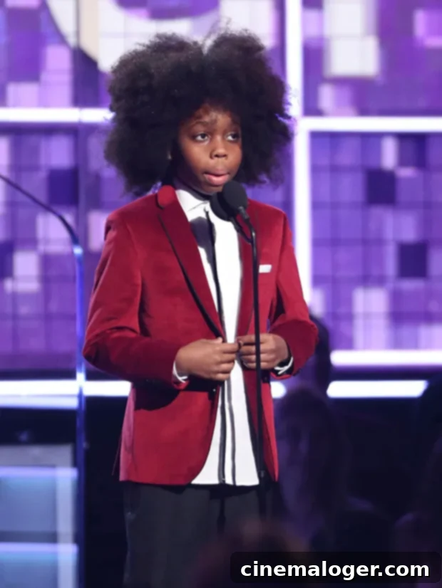 Diana Ross's 8 Grandchildren: All You Need to Know 3 Raif Kendrick giving a speech at the Grammy Awards
