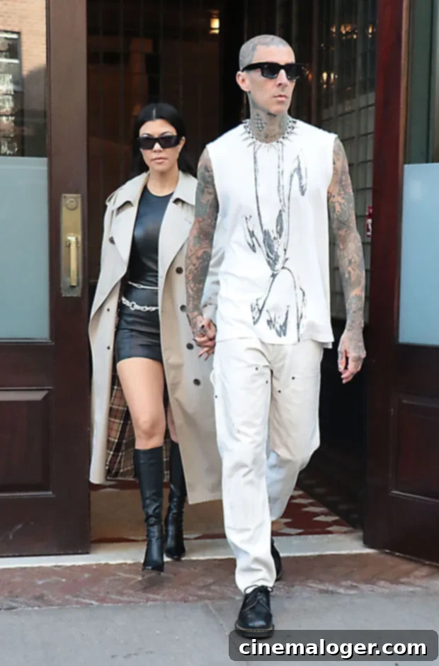 Kourtney Kardashian Surprises Travis Barker With Dream Buick For His 46th Birthday 2 Kourtney Kardashian, Travis Barker