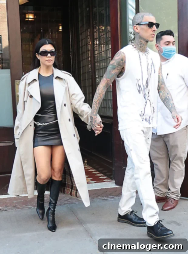 Kourtney Kardashian And Travis Barker's Surprise Vegas Wedding 2 Kourtney Kardashian & Travis Barker