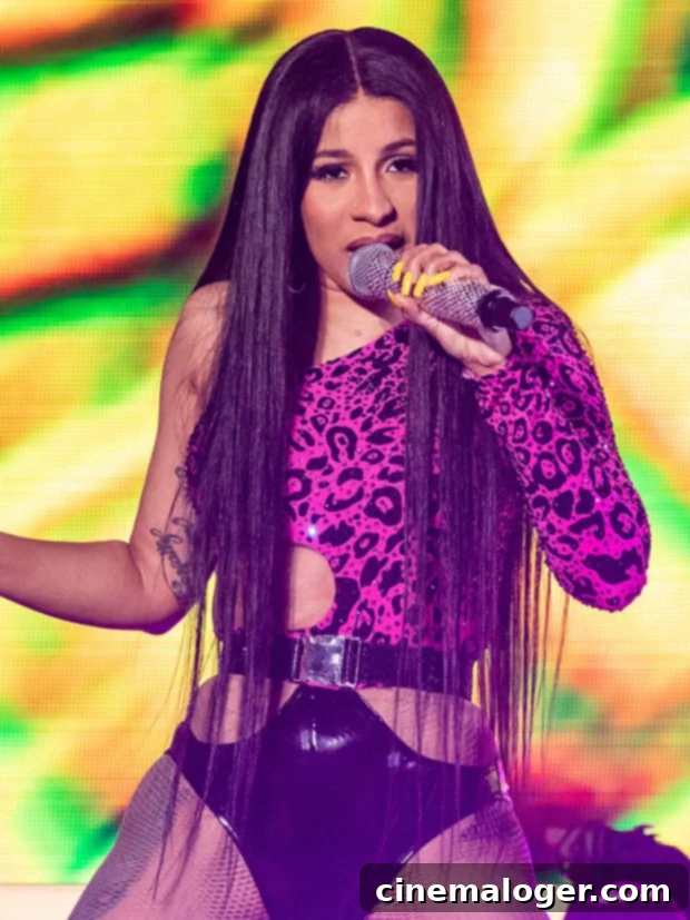 Cardi B Debuts Vibrant Purple Hair Following Playboy Creative Director Tenure 2 cardi b