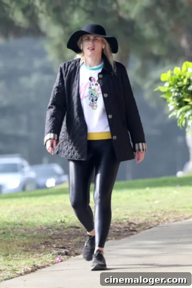 Rebel Wilson Rocks Leather Leggings, Barefaced in LA 3 Rebel Wilson