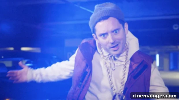 Stephen Colbert Unites LOTR Stars for Hilarious 20th Anniversary Rap 2 Elijah Wood rapping as Frodo Baggins on The Late Show