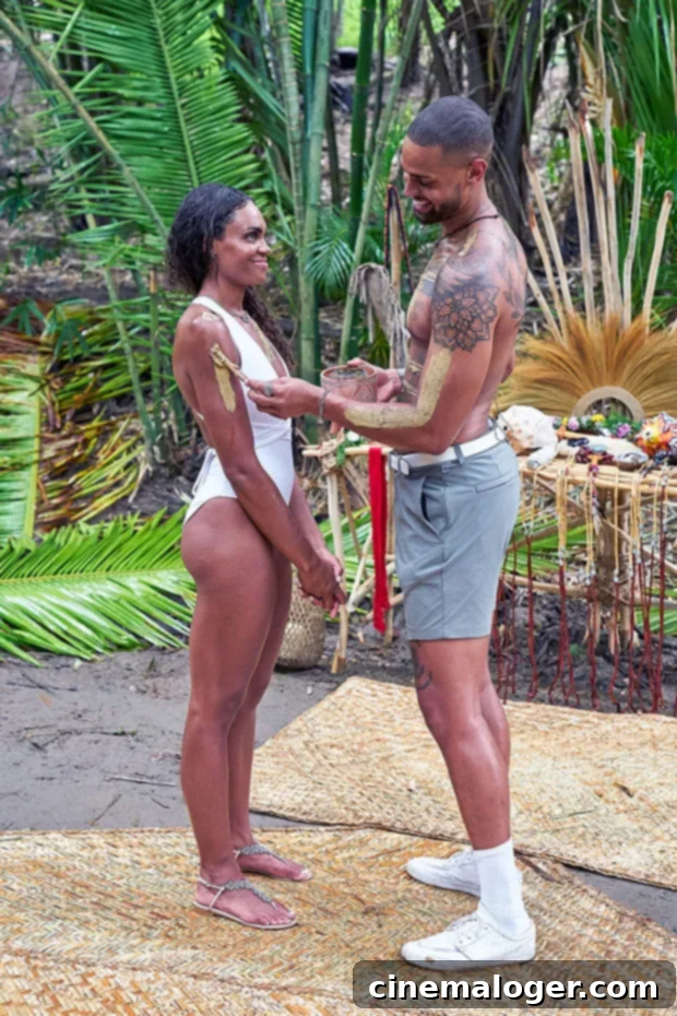 Michelle Young's Dazzling Engagement Ring Revealed 3 michelle young nayte olukoya