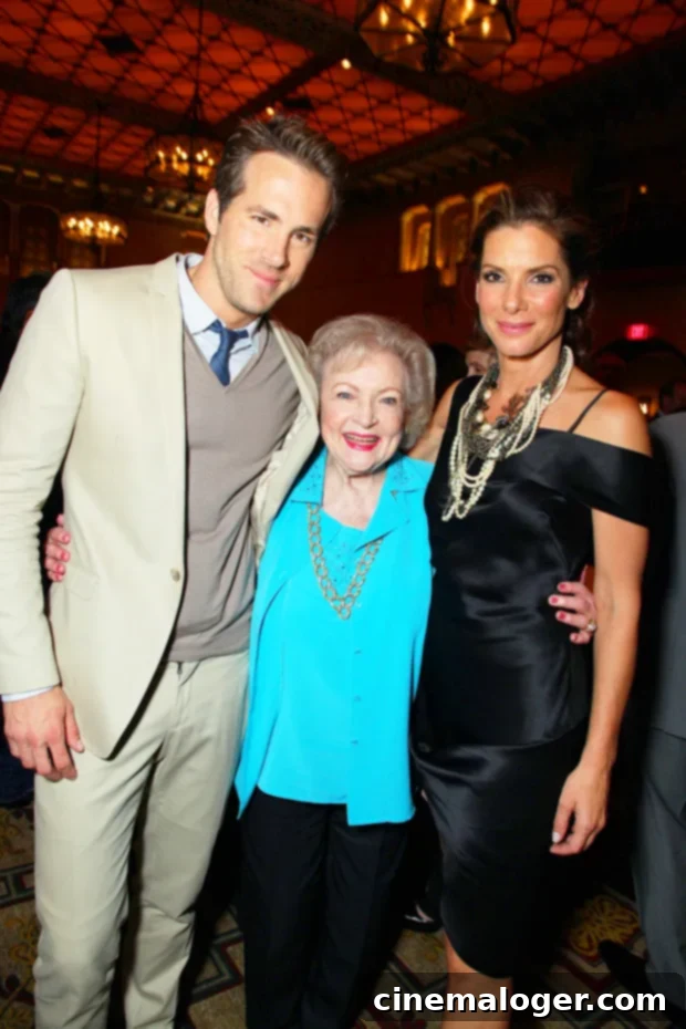 Ryan Reynolds Mourns Betty White, Dead At 99: 'The World Looks Different Now' 2 Ryan Reynolds, Betty White, Sandra Bullock
