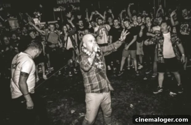 Matt Caughthran of The Bronx: My Rewarding Journey with The Sailor Jerry Podcast 2 Matt Caughthran hosting The Sailor Jerry Podcast, engaged in conversation