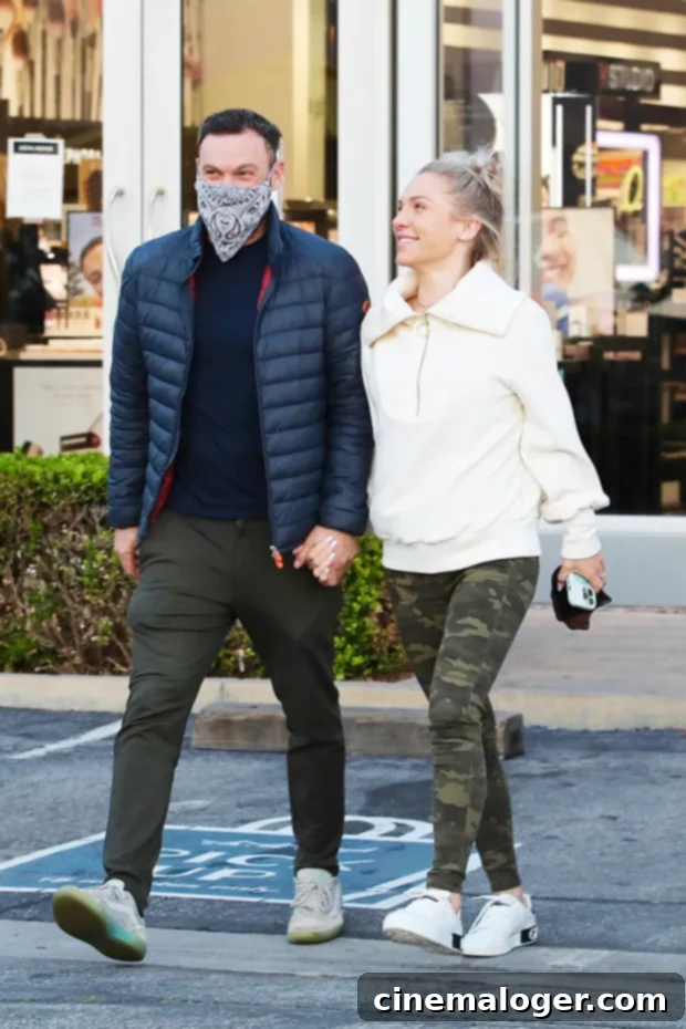 Brian Austin Green and Sharna Burgess: A First Look Post-Megan Fox Engagement 2 Brian Austin Green & Sharna Burgess