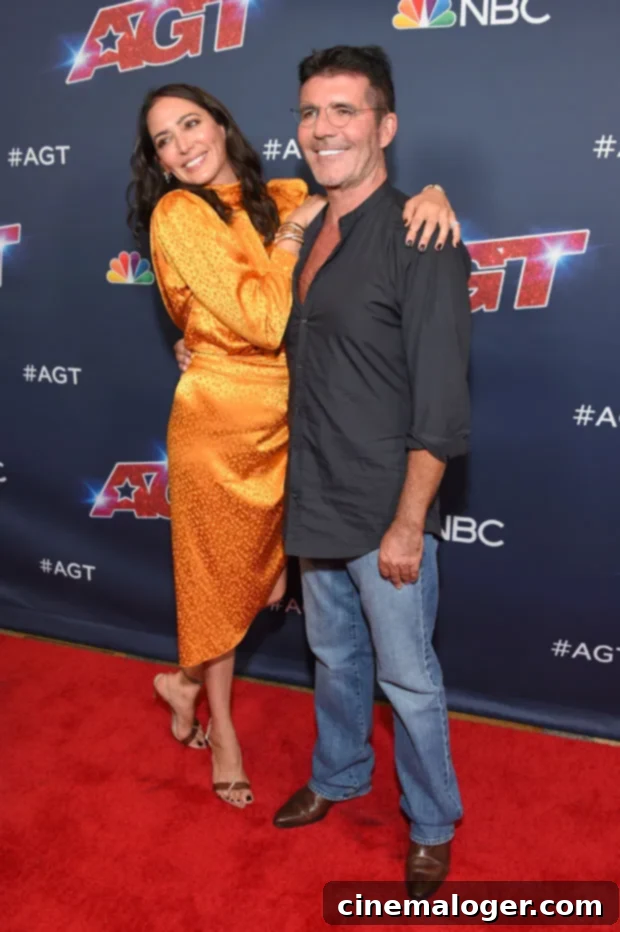 Simon Cowell and Lauren Silverman: Her Enormous Engagement Ring Steals the Show 2 Lauren Silverman flashes her stunning engagement ring while leaving 'Britain's Got Talent' auditions with Simon Cowell in London.