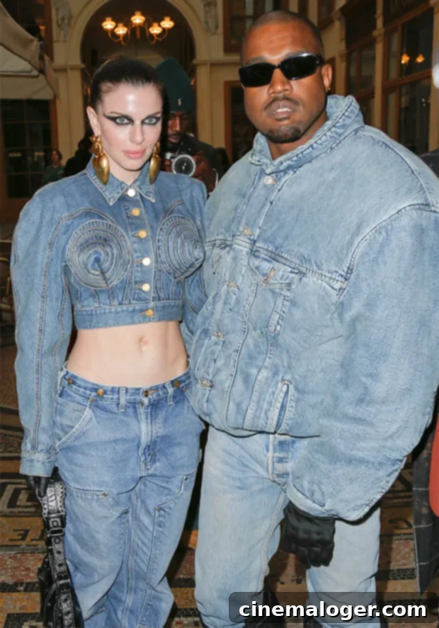 Meet Juliye: Julia Fox Names Her & Kanye's Blazing Romance 3 Kanye West speaking during an interview